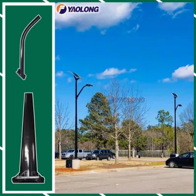 Outdoor 8m Single Arm Solar Street Lamp Post for Sale
