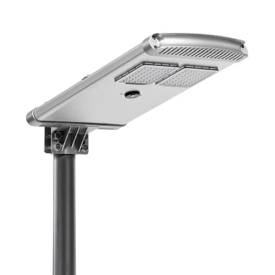 Outdoor IP65 Waterproof Integrated All in One Energy Saving Solar LED Street Road Garden Light with Motion Sensor Panel System and Lithium Battery