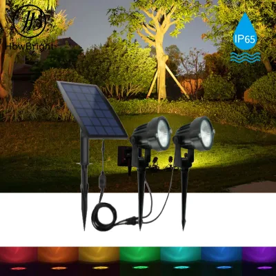 Solar LED Underground Light IP65 Waterproof RGB Solar Light LED Outdoor Spike Garden Spot Light