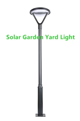  Round Style LED Lighting Top Post Garden Pathway Solar Lighting Outdoor 25W Solar Garden Yard Lighting with LED Lighting Lamp