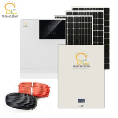5kw 10kw 15kw 20kw Hybrid off Grid Solar PV Panels Home Lighting Lithium Battery Energy Storage Balcony Power Generator Module System Photovoltaic Kit