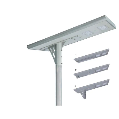 12hrs Lighting Time Motion Sensor All in One Solar Street Light Integrated 30W to 120W LED Power
