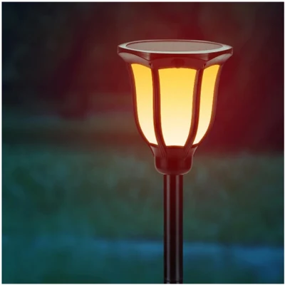 Solar Lamp LED Solar Power Garden Light for Pathway Patio Lawn Yard Walkway Driveway Garden Decorative Courtyard Lawn Lighting