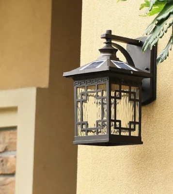  Exterior Waterproof Courtyard Wall Fence Wall Post Lamp Gate Light