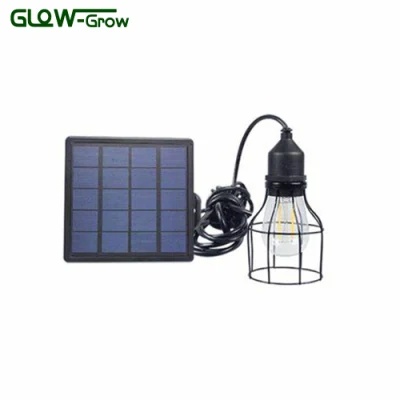 Warm White Solar Powered Pendant Chandelier Lamp Hanging Light for Garden Camping Decoration