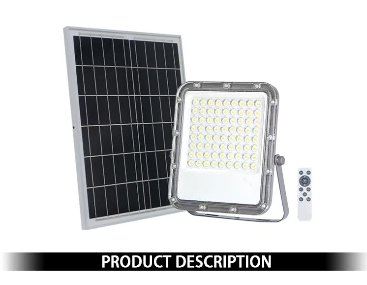 Good Price Solar Spot Light Die-Cast Aluminum Rechargeable Outdoor Solar Flood Light 100W