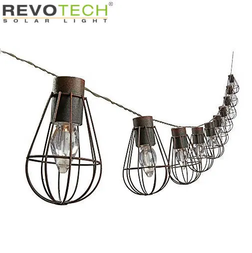 8 LED Solar Powered Star Shape String Light (RS1005)