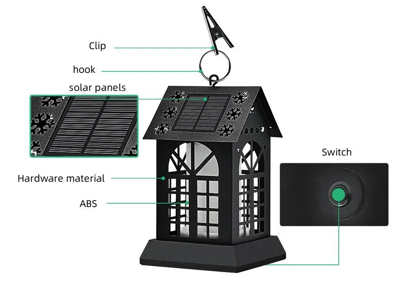 New Solar Flame Lamp Ground Inserted Lawn Lamp Outdoor Waterproof Simulated Garden Torch Light