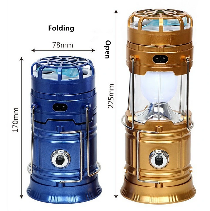 LED Light Portable Solar Rechargeable Tent Light Camping LED Lantern