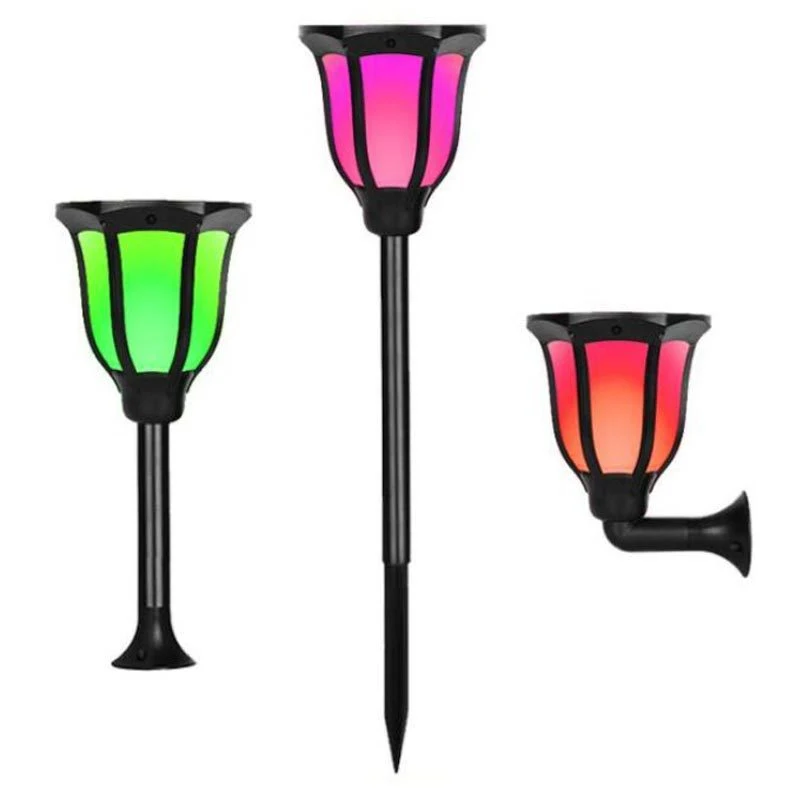 Solar Lamp LED Solar Power Garden Light for Pathway Patio Lawn Yard Walkway Driveway Garden Decorative Courtyard Lawn Lighting