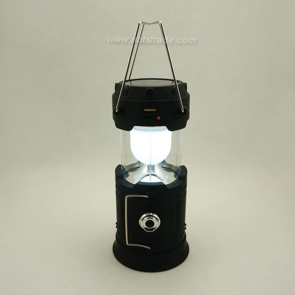 Solar &amp; USB Rechargeable Outdoor Camping Light and Torch