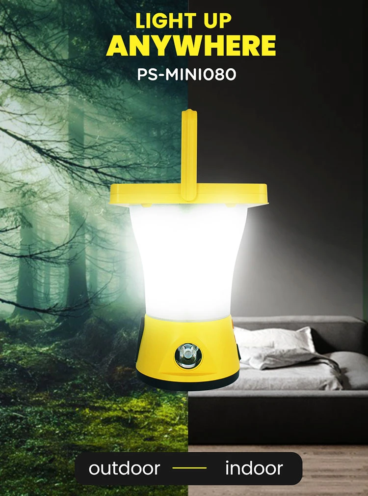 Solar Hanging Camping Lanterns with Phone Charging