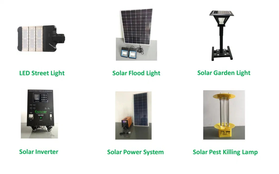 3 Years Warranty Esavior 30W 181lpw All in One Integrated LED Solar Powered Street/Garden Light for 5~6m Poles CE/RoHS/IP67/Ik10