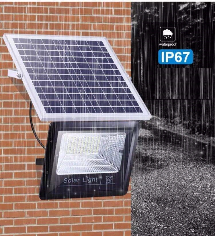 IP67 Waterproof Solar Flood Lights for Barn, Pool, Garage
