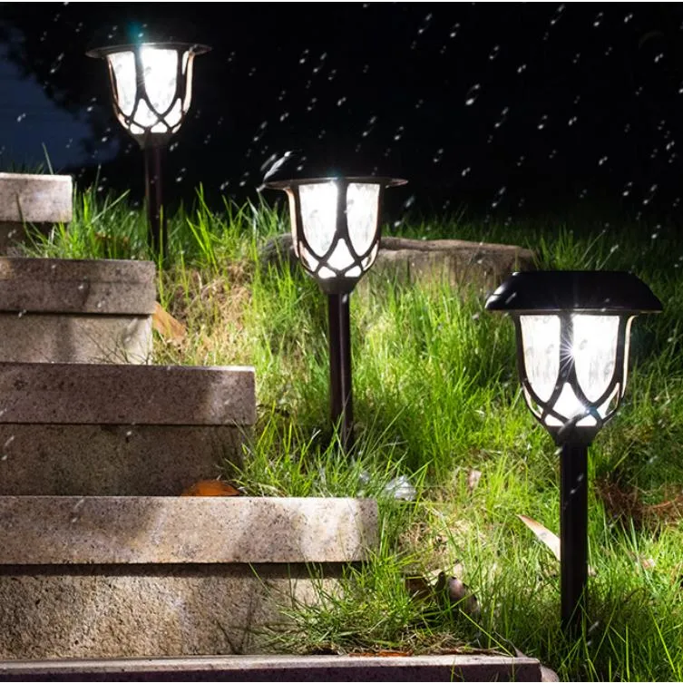 Wholesale Outdoor Waterproof Decorative Lighting Stainless Steel LED Stick Landscape Garden Spot Lamp Solar Yard Stake Lawn Solar LED Garden Light