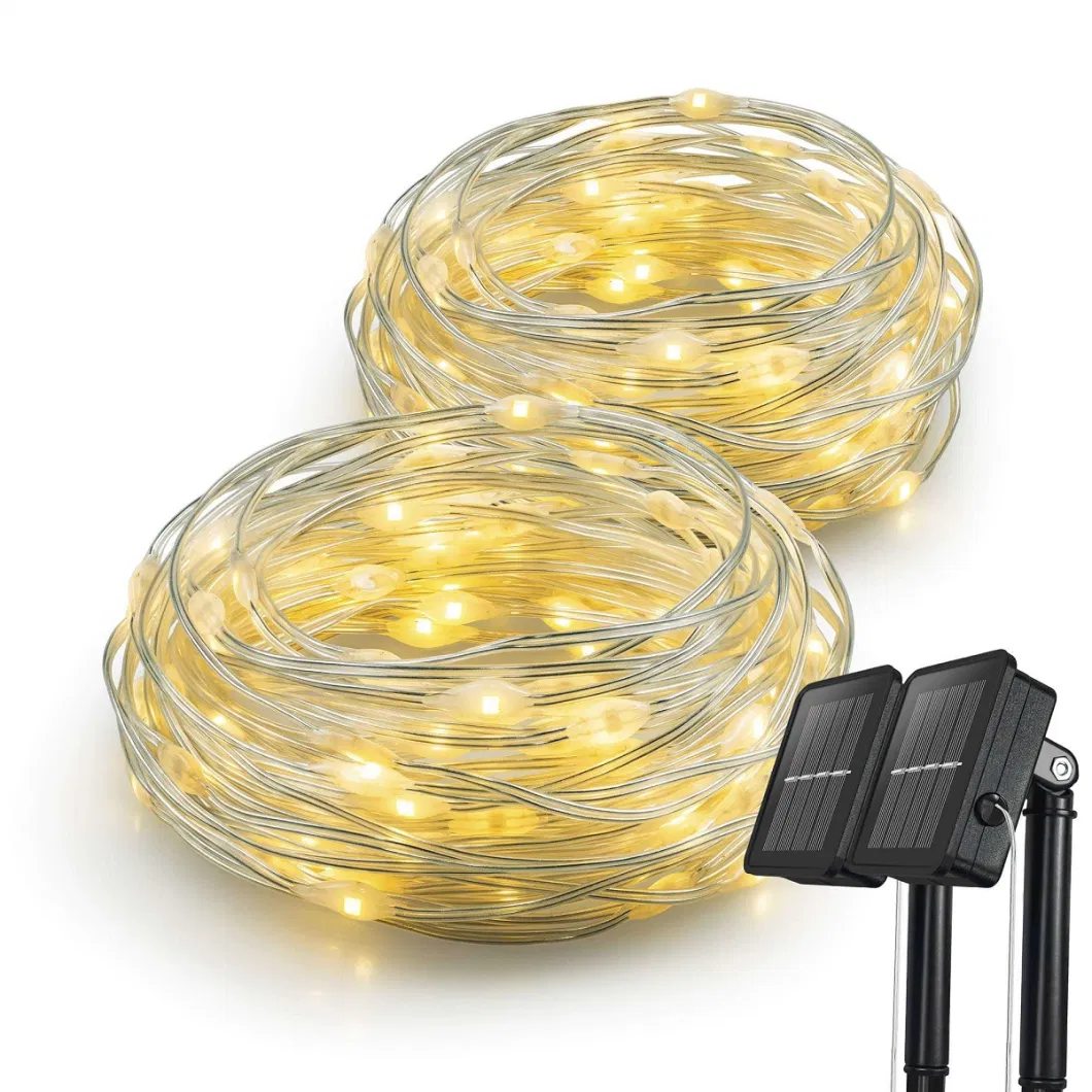 Hot Selling Copper Wire Solar Fairy LED Christmas Garden String Light