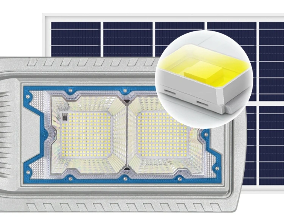 Light Control + Time Control High Bright 60W100W120W240W Solar LED Street Lights LED Solar Street Light with Post