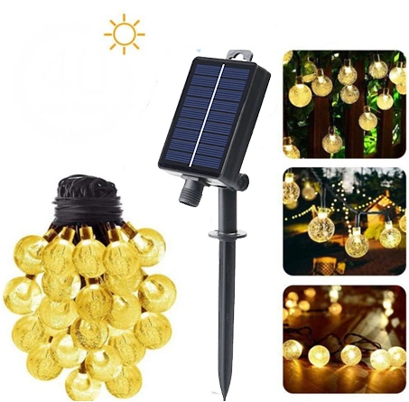 Decorative Solar String Light for Christmas Projector Tree Holiday