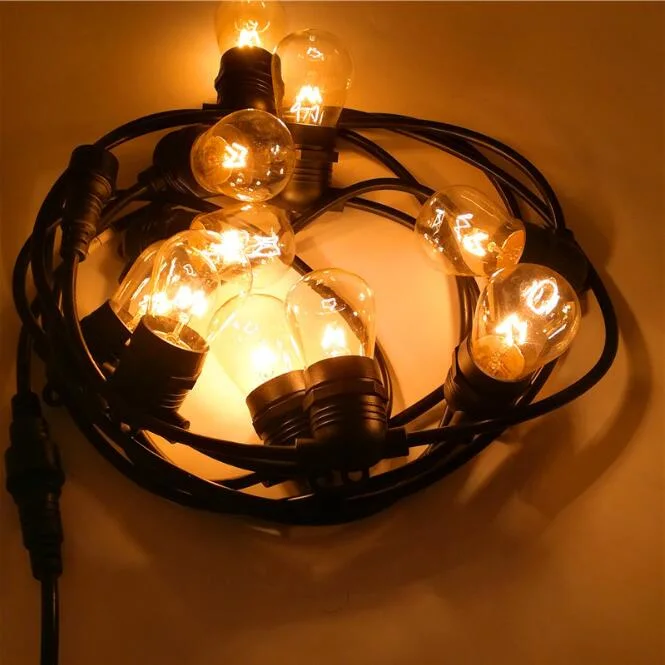 E27 Solar Lamp String Decorative Lamp String Christmas Tree Lights