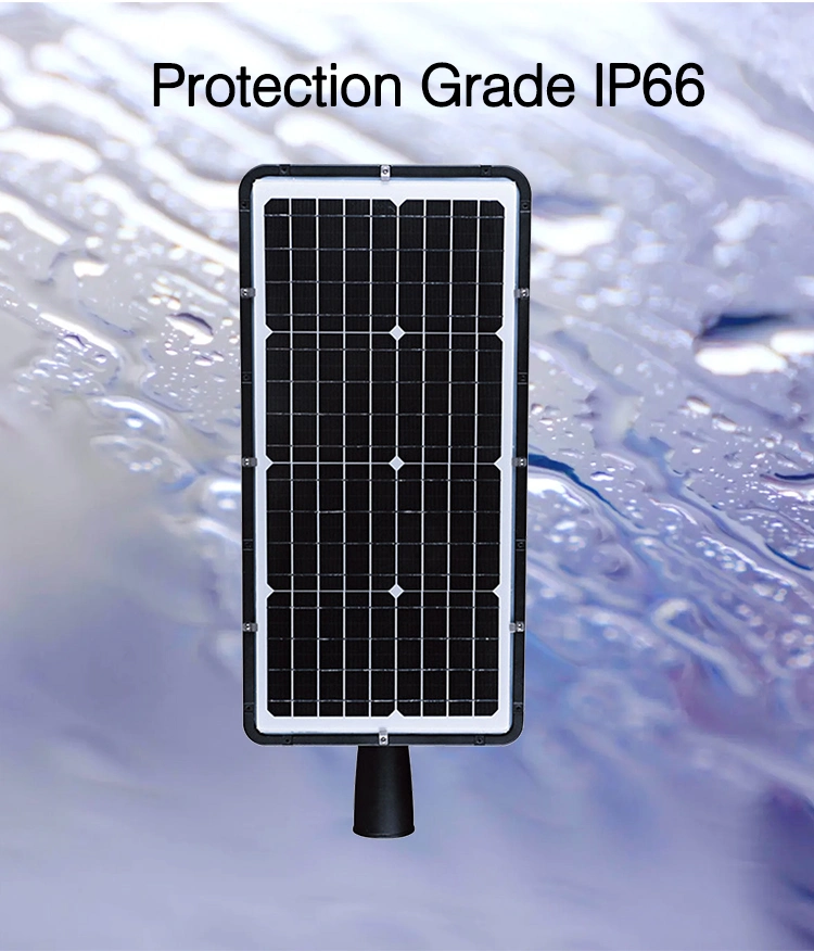 Commercial Public Induction Outdoor Lampadaire Solaire Post Light All in One LED Solar Street Light