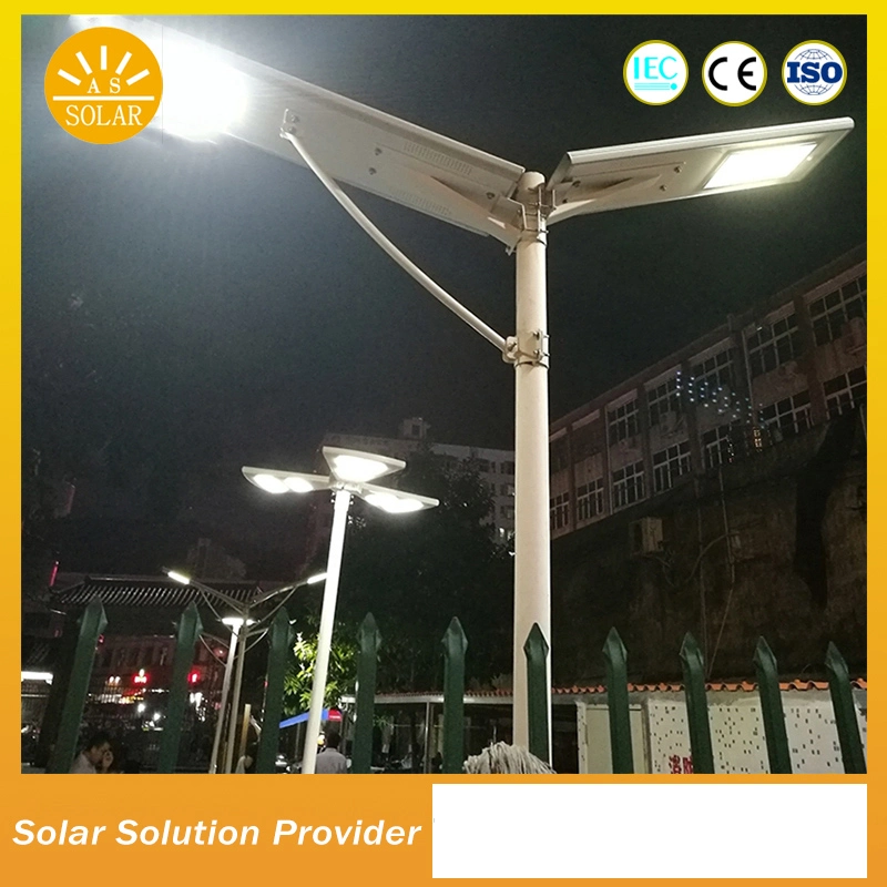 2019 New Price 100W Integrated Solar Street Light with Sensor Garden Light Parking Lot