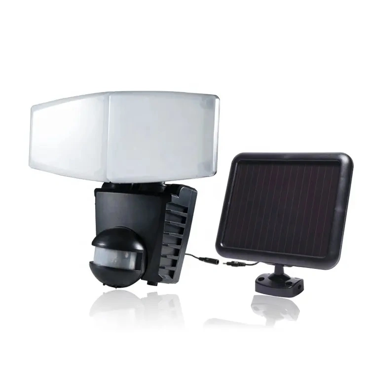 Sensor Solar Security LED Light 6000-7000K Dual Head 100SMD 12m 120angle Outdoor Motion-Sensor Security Light Solar Light