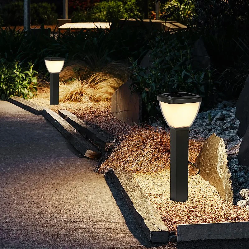 Outdoor Waterproof Integrated LED Solar Garden Light for Lawn, Patio, Yard, Walkway, Driveway Solar Path Courtyard Lamp