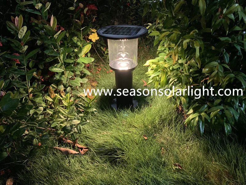 High Power LED Solar Post Lamp Decking Lawn Project Outdoor Solar Garden Light