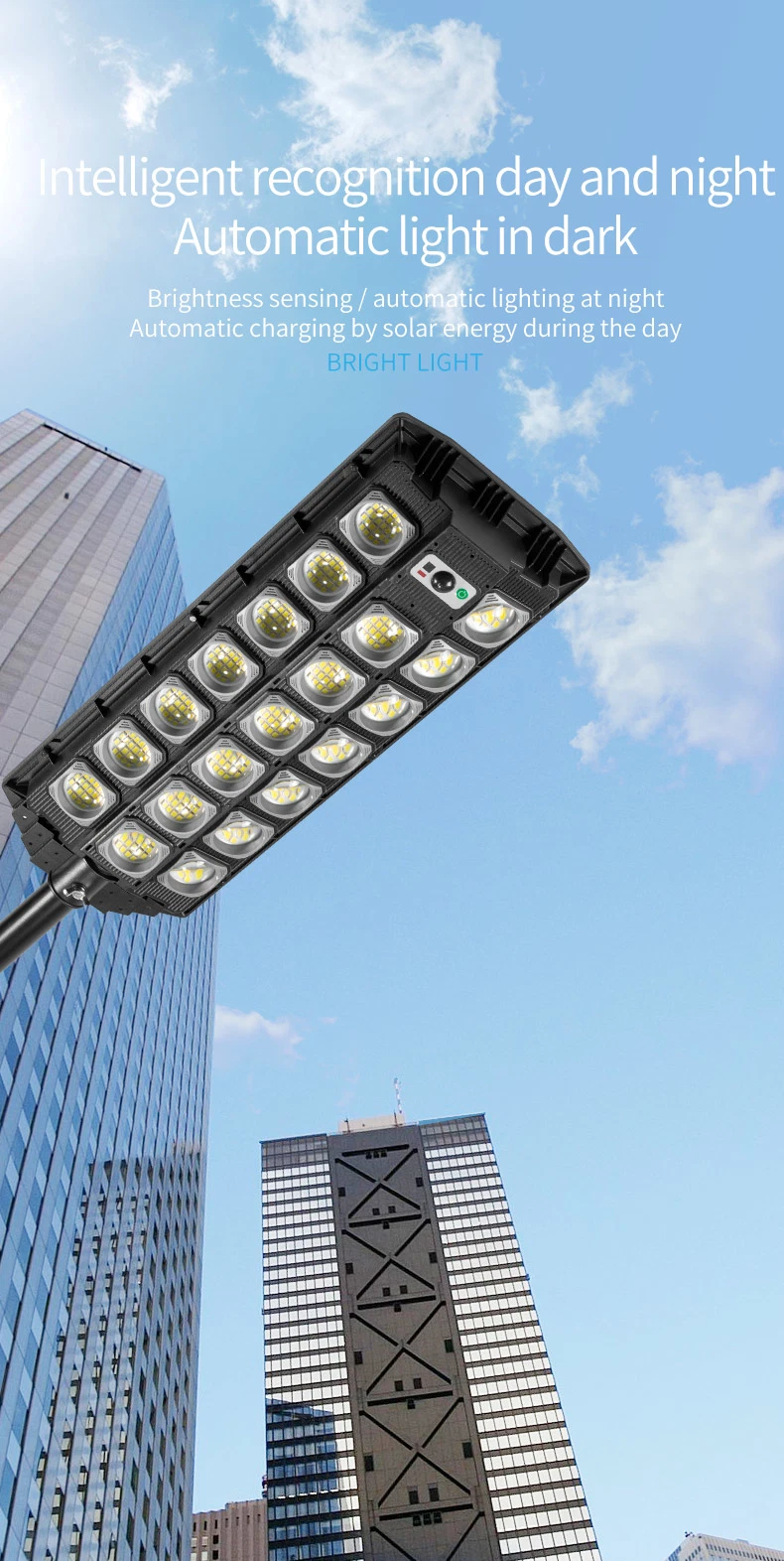 High Lumens LEDs Outdoor LED Garden Light Waterproof Pool Lantern LED Solar Spotlights Street Light