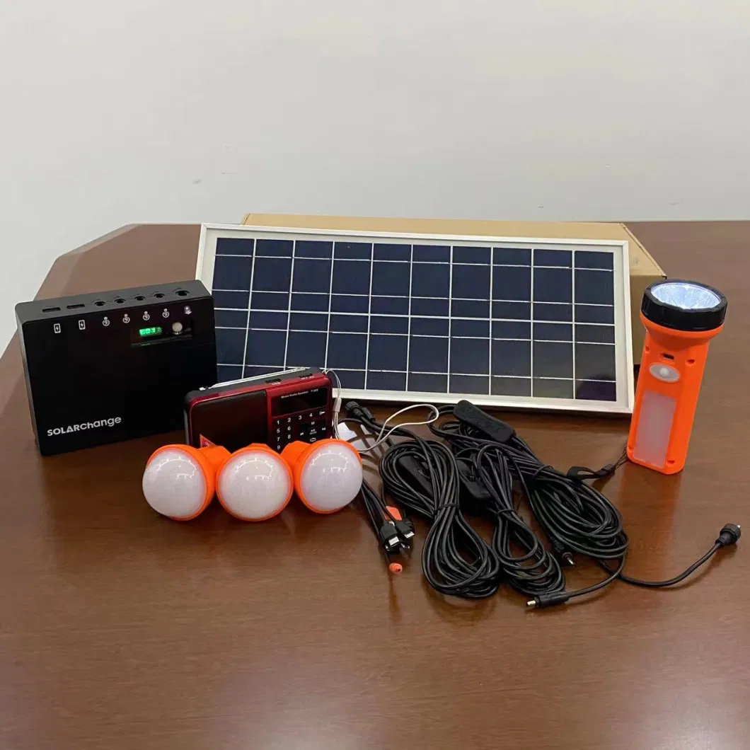 Solar Torch and Reading Light with Rechargeable 500mAh LiFePO4 Battery and Integrated Solar Panel