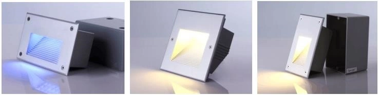3W 220V~240V Outdoor Recessed LED Wall Stairs Step Lights