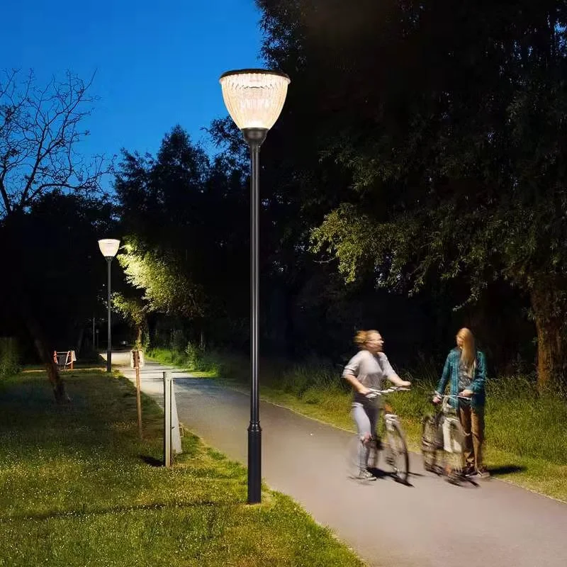 High Power Energy Saving LED Lamp 3m Outdoor Garden Pathway Solar Parking Lot Lighting with LED Light