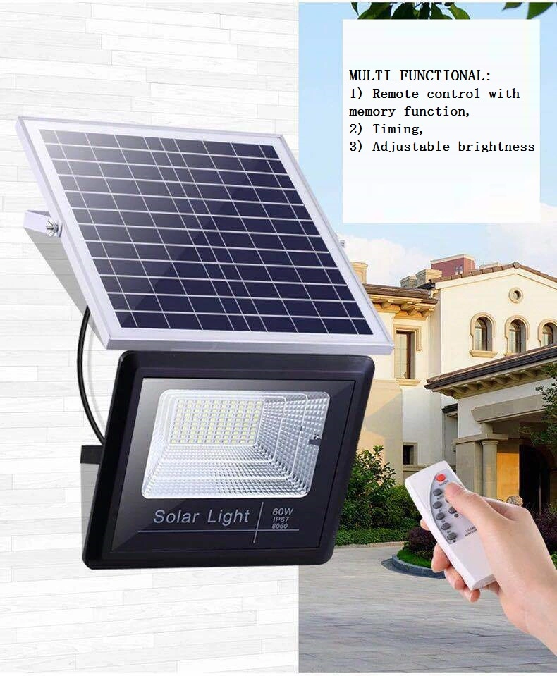 IP67 Waterproof Solar Flood Lights for Barn, Pool, Garage