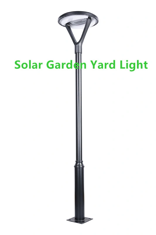 Round Style LED Lighting Top Post Garden Pathway Solar Lighting Outdoor 25W Solar Garden Yard Lighting with LED Lighting Lamp