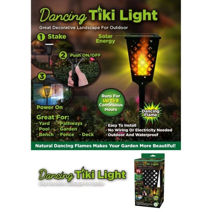 Solar Dancing Flickering Flame Torch Light (RS127H)