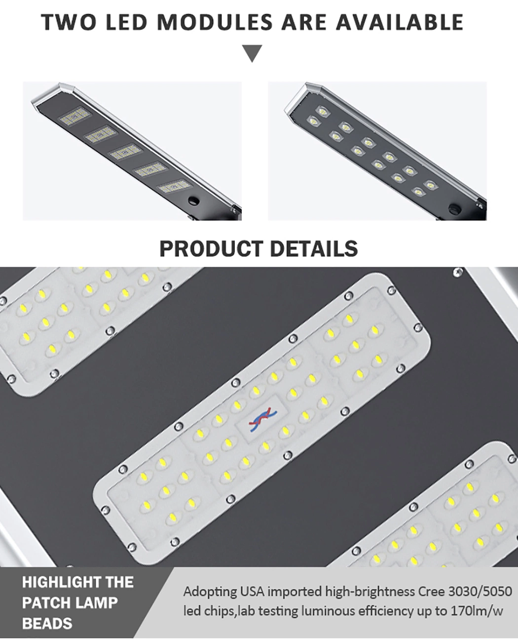 LED Color Bright All in One Solar Street Light