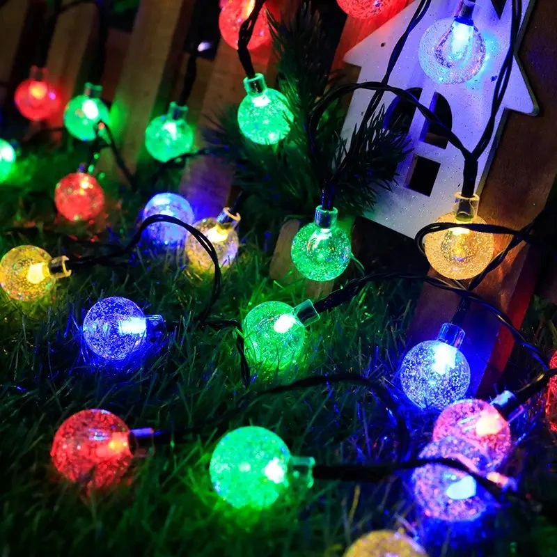 LED Outdoor Colorful Waterproof String Light USB Remote Control Party Garden Holiday Light Solar Decorative Christmas Light