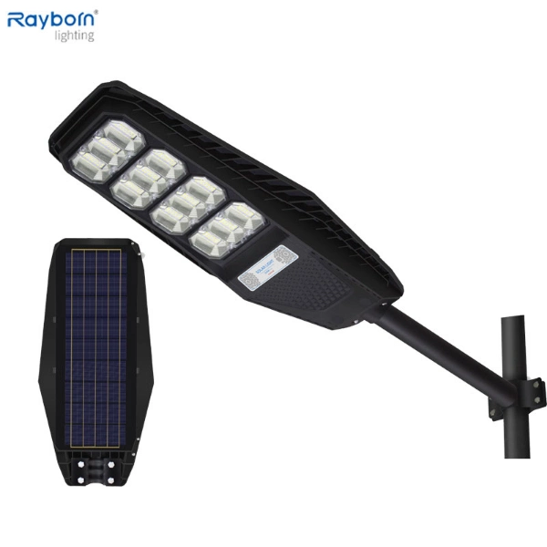 Solar Power Integrated All in One LED Street Light for Commercial and Residential Parking Lots Bike Paths Walkways Courtyard