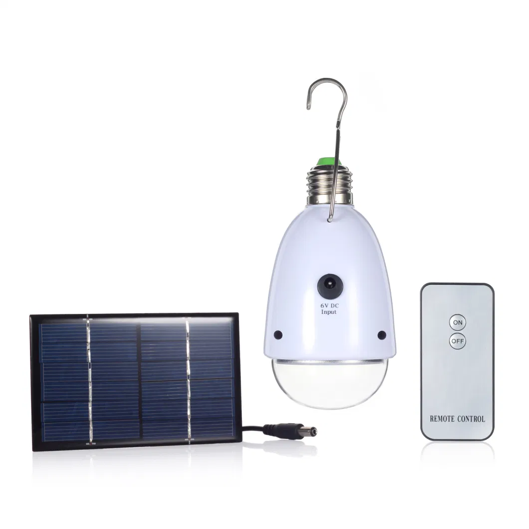 Solar Power Lighting LED Hang Bulb Tube Light Lamp Lantern