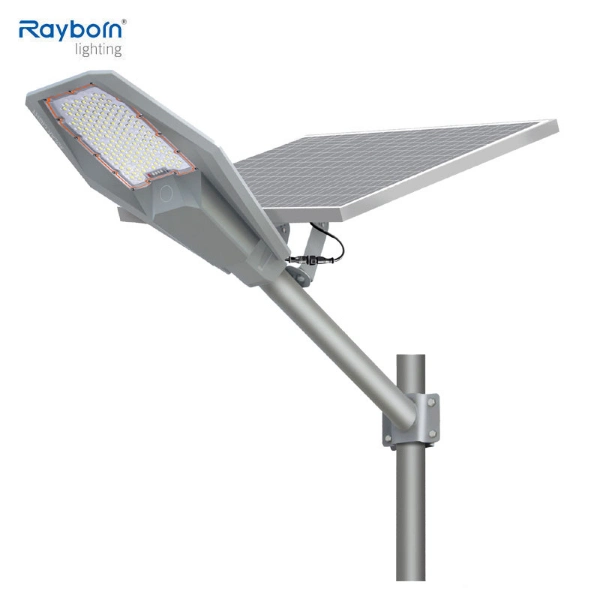 Solar Power Integrated All in One LED Street Light for Commercial and Residential Parking Lots Bike Paths Walkways Courtyard