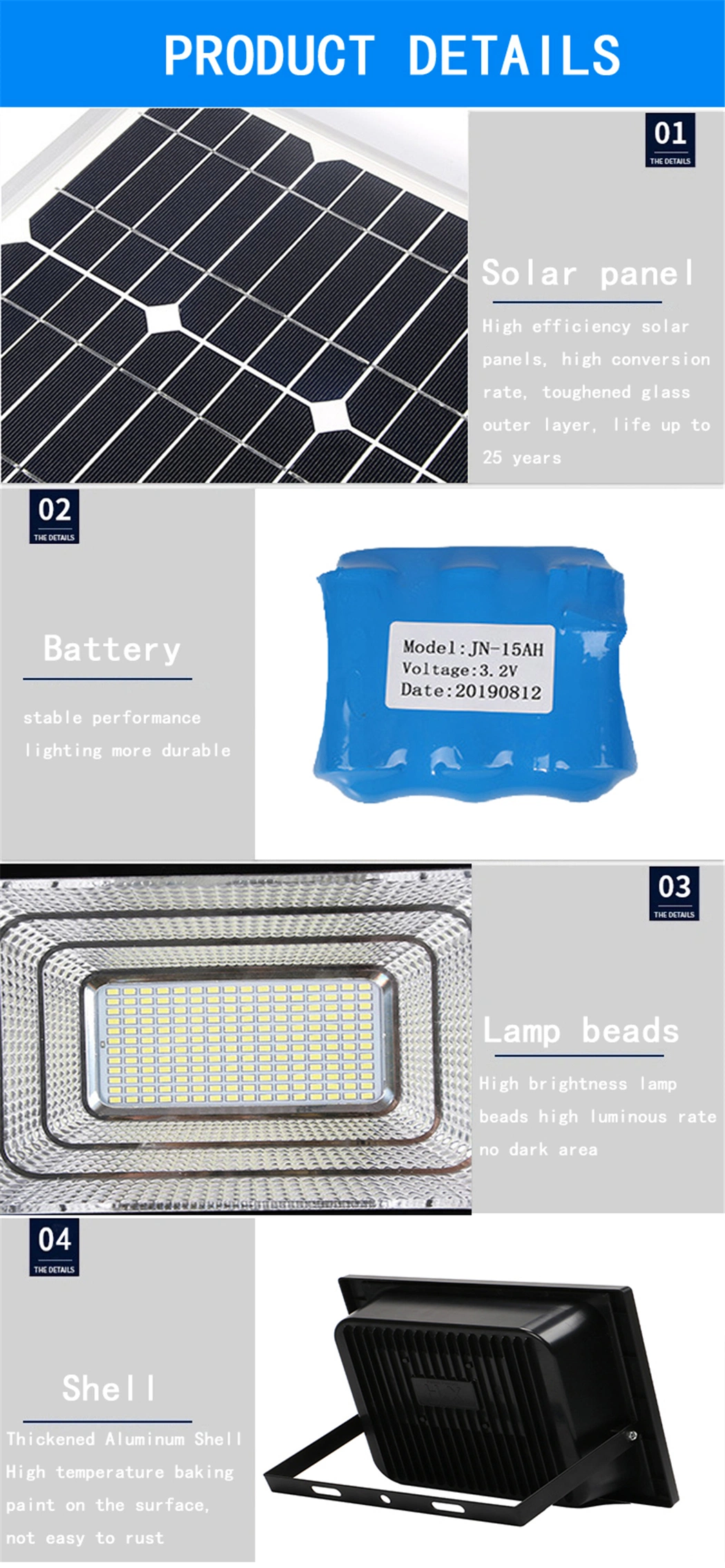 Solar Lights Street Sport Panel Veemax Penal Indoor Flood Light