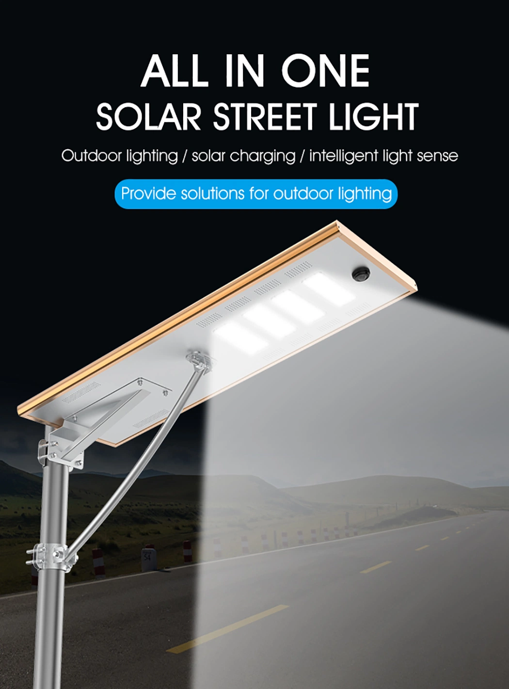 LED Lamp Bulb All in One Lantern Solar Street Light