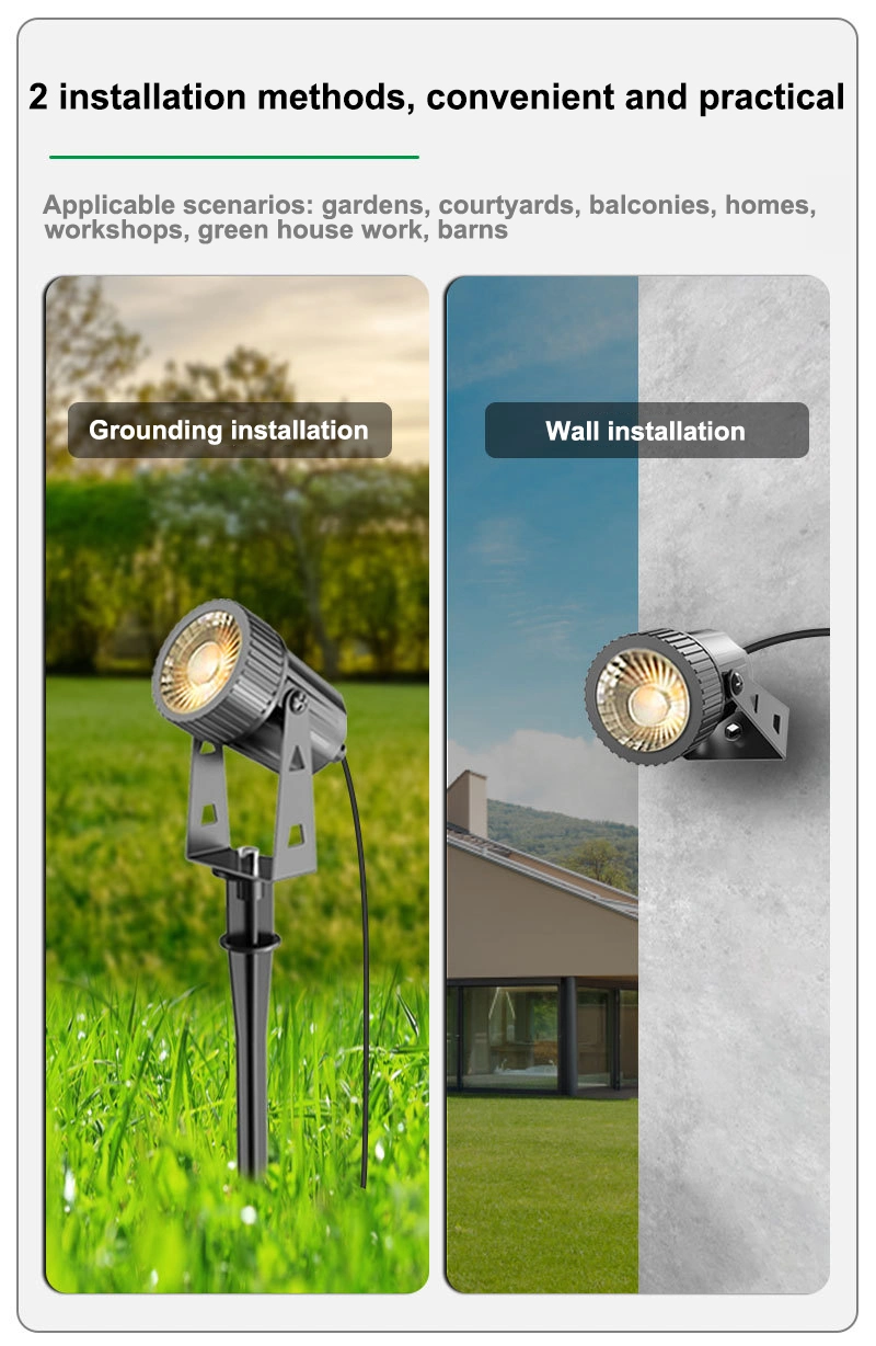 Lawn Garden Pole Lamp Outdoor Yard Pathway Light Sensor Garden Solar Lighting