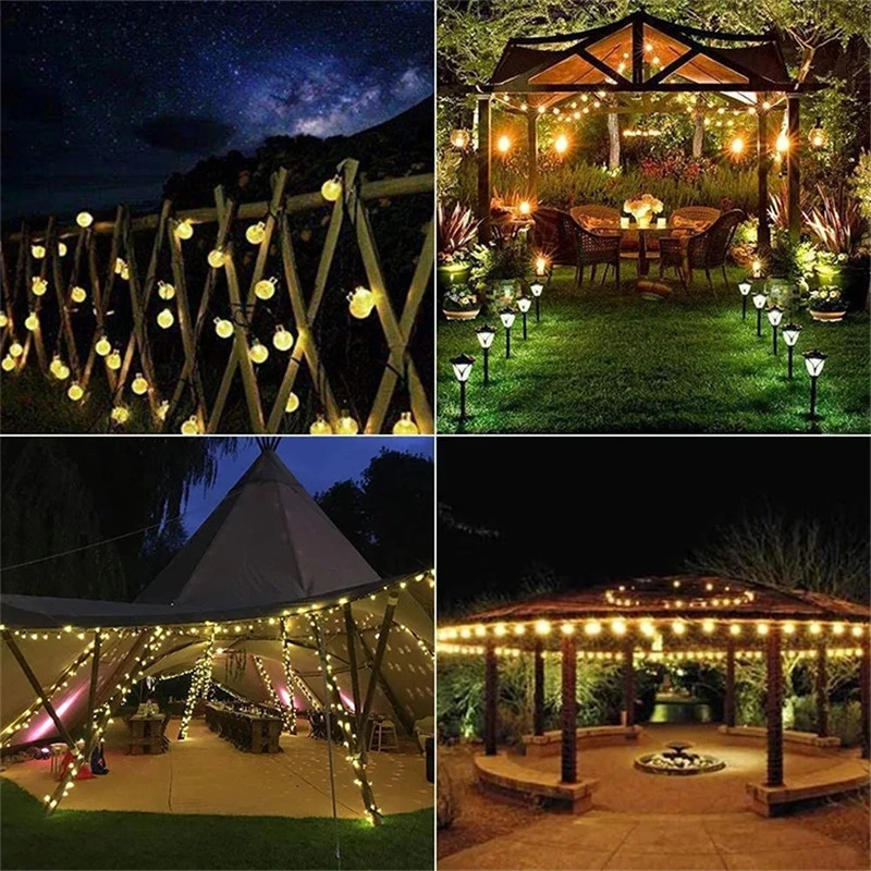 Decorative Solar String Light for Christmas Projector Tree Holiday