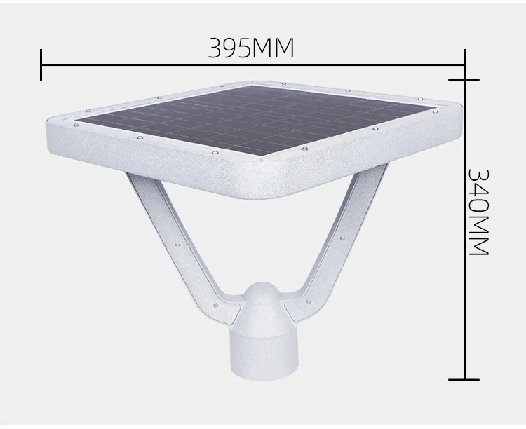 Solar Wall Lamp Fence Mounted IP65 Lithium Battery Integrated Garden Light Landscape Walkway Solar Street Lights