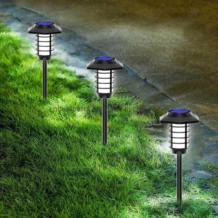 Outdoor Waterproof Landscape LED Lighting Garden 1.8W LED Solar Powered Flame Warm Flickering Lamp Hot LED Garden Decorative Light