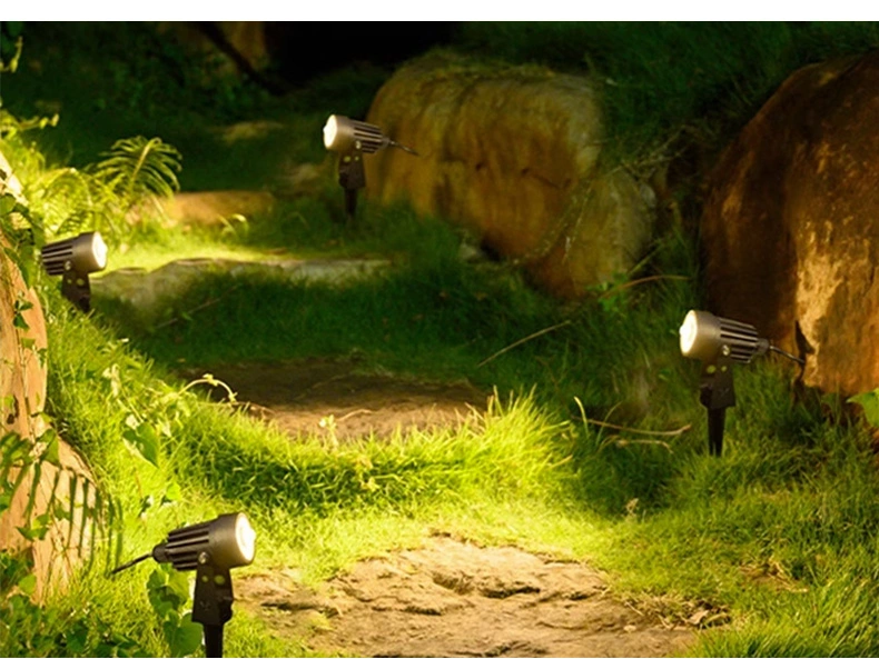 Solar LED Underground Light IP65 Waterproof RGB Solar Light LED Outdoor Spike Garden Spot Light