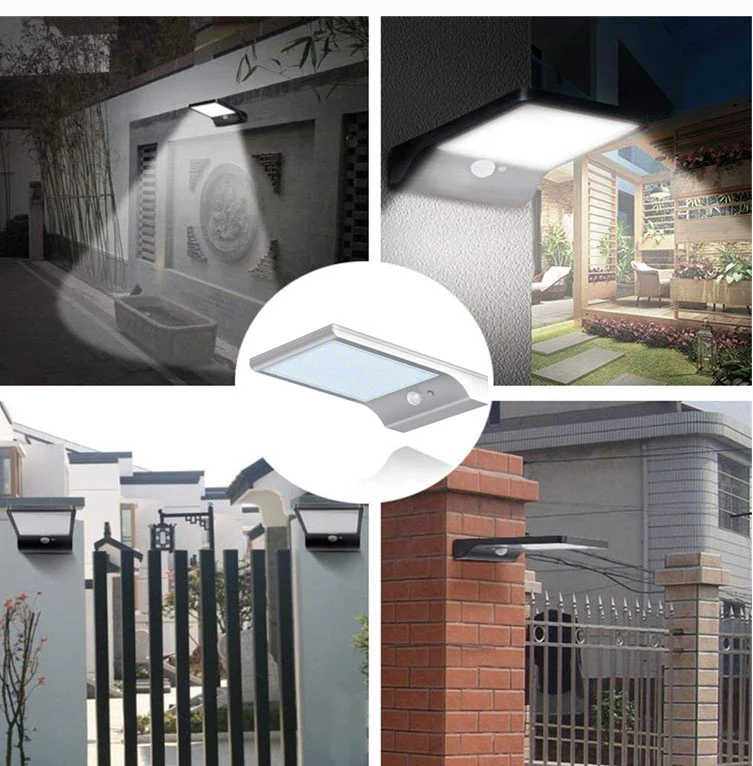 Bightenlux 36 LED Solar Security Light with Motion Sensor Security Lights Waterproof IP65 Lamps for Front Door Gate