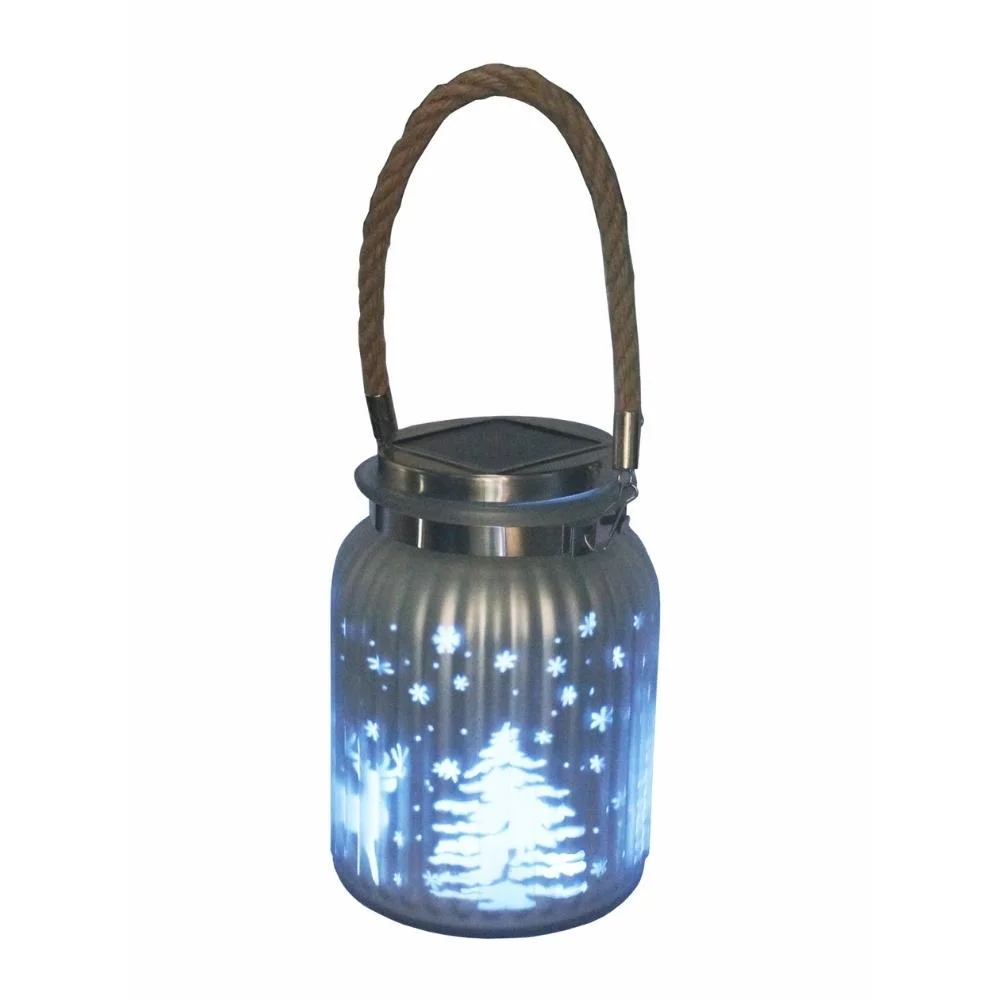 Solar Lanterns for Outdoor Use, Decorative Solar Lamp in Mason Jar Ci22762