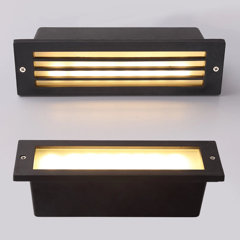 10W Outdoor Waterproof LED Rectangular Wall Recessed Stage Stair Step Corner Light